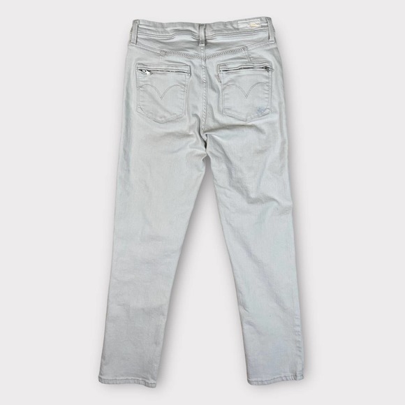 Levis (27) Demi Curve Jean Ecru Classic Rise Slim Leg - Picture 2 of 6